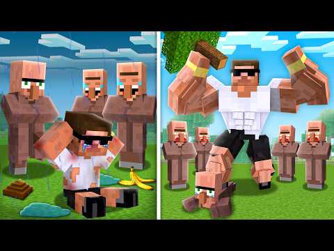 I Become Muscular to Fight Everyone in Minecraft.. thumbnail