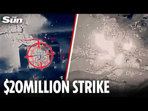 Dramatic moment Ukrainian 'Armageddon strike' blows up Putin's spy HQ and Pantsir air defence thumbnail