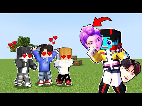 Became KPOP DEMON HUNTERS to PRANK my Friend in Minecraft! thumbnail