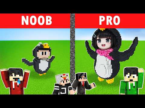 NOOB VS PRO: Gugugaga Build Battle in Minecraft (Tagalog) thumbnail