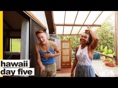 “GREEN” SAND BEACH THAT WASN’T GREEN? VOLCANO WITH NO LAVA? $89 SUSTAINABLE AIRBNB | hawaii day 5 thumbnail