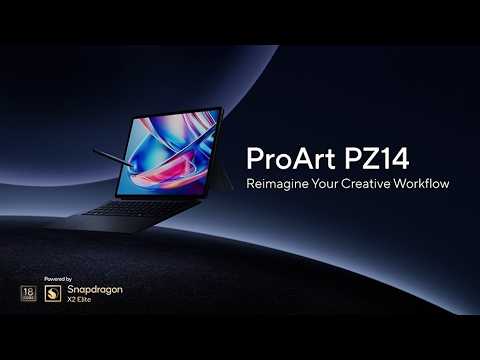 ProArt PZ14 (HT7407, ASUS most powerful tablet) #Qualcomm | 2026 (Full) thumbnail