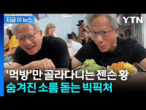 프로야구 시구부터 유퀴즈까지? 엔비디아 젠슨 황의 진짜 목적 [지금이뉴스] / YTN thumbnail