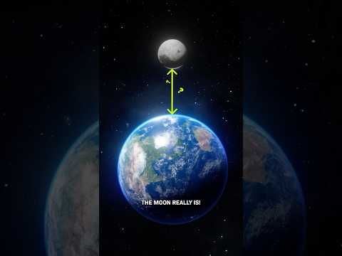 How Far Away The Moon REALLY Is thumbnail