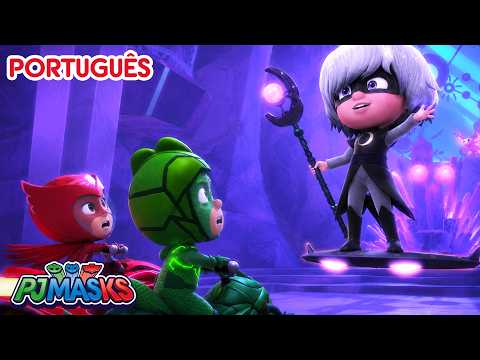 O Roubo do Cristal Lunar 🔮  PJ Masks em Português episódios completos 🦸 Desenhos animados thumbnail