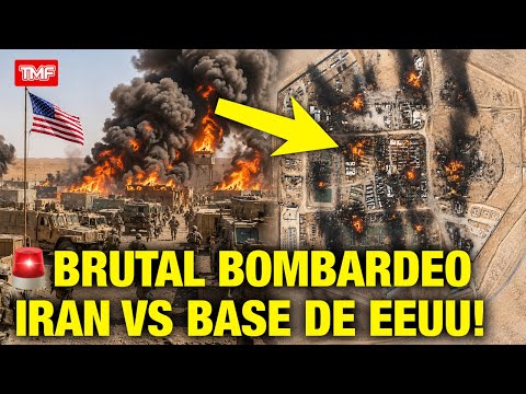 🚨Brutal Bombardeo en Base de EEUU! Misiles de Irán dejan 63 Heridos y una Baja thumbnail