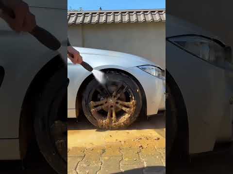 Clean the car that's covered in mud. thumbnail
