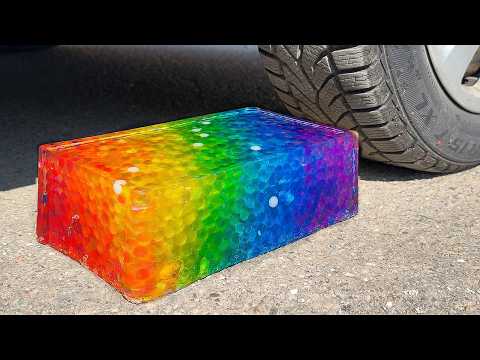 ORBEEZ COCA COLA BALLOON VS CAR, Coca Cola Zero, PowerAde, Fanta, Sprite, Fruko and Mentos Diff Unde thumbnail