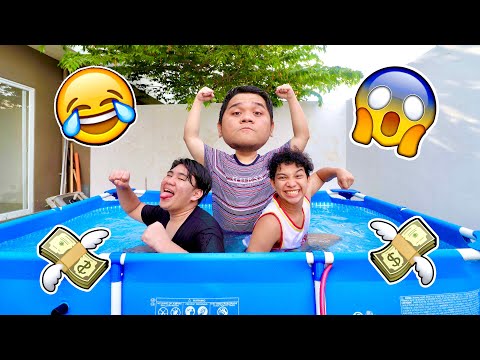 LAST TO LEAVE THE POOL WILL WIN 20,000 PESOS (CHALLENGE SA BAGONG BAHAY!!) thumbnail