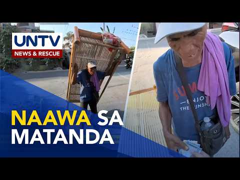 Isang matandang buhat ang nilalakong kama, tinulungan ng isang netizen |  Something Good thumbnail