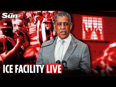LIVE: Rep Espaillat holds news conference at Newark ICE facility as protests grow thumbnail