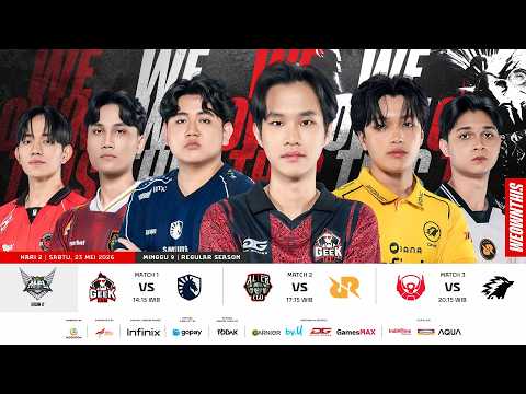 🔴 LIVE | MPL ID S17 | Regular Season Hari 2 Minggu 9 | Bahasa Indonesia thumbnail