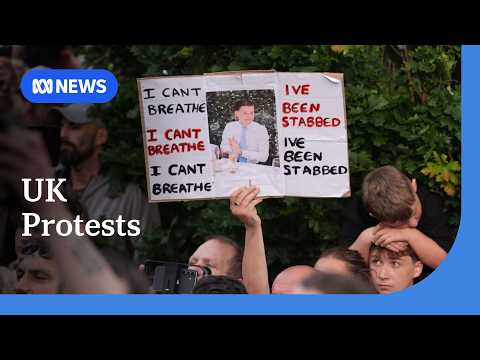 Police bodycam vision of handcuffed teen's death sparks UK protests | ABC NEWS thumbnail