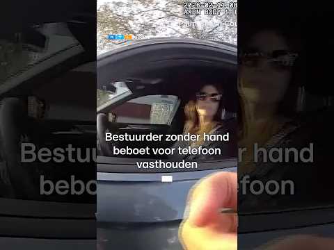 Bestuurder zonder hand beboet voor telefoon vasthouden | RTL Nieuws thumbnail