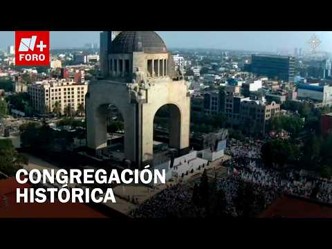 Continúan llegando simpatizantes al Monumento a la Revolución por Informe de Sheinbaum thumbnail