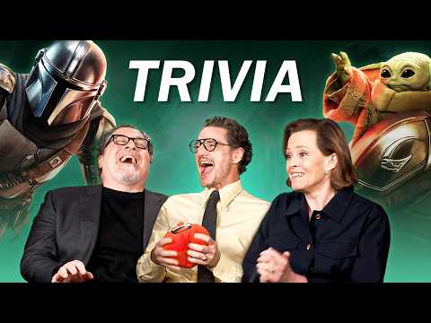 Pedro Pascal, Sigourney Weaver & Jon Favreau Play Trivia Ahead of 'The Mandalorian and Grogu' thumbnail