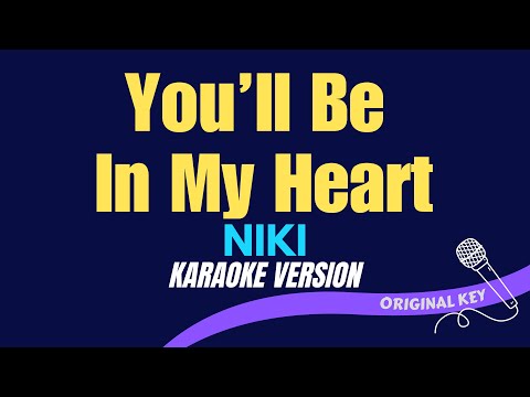 YOU'LL BE IN MY HEART - NIKI (KARAOKE VERSION) #coversph #niki thumbnail