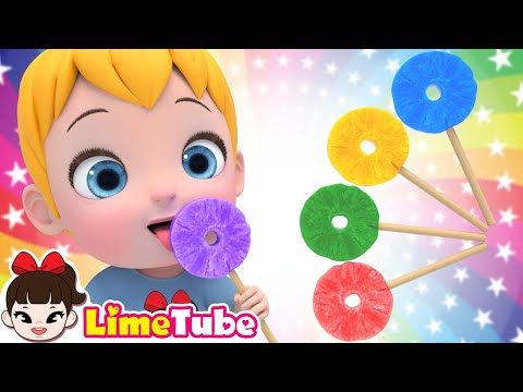 🍭 Comendo Doces Coloridos 👶 Johny Johny Yes Papa Canção Infantil | Músicas Infantis | LimeTube thumbnail