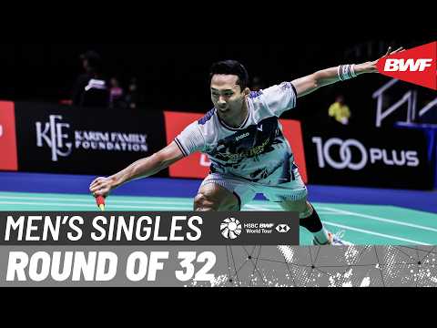 KFF Singapore Badminton Open 2026 | H. S. Prannoy (IND) vs Jonatan Christie (INA) [5] | R32 thumbnail