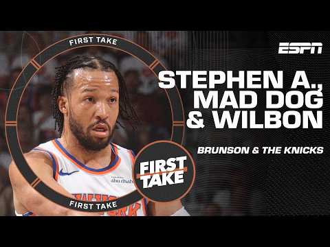 Stephen A., Mad Dog & Wilbon DEBATE: Can Jalen Brunson lead the Knicks to the title?! 🍿 | First Take thumbnail
