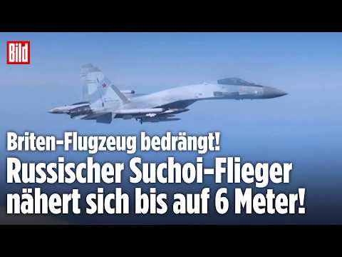 Russen-Jets bedrängen Britische Royal Air Force: Säbelrasseln über dem Schwarzen Meer! thumbnail