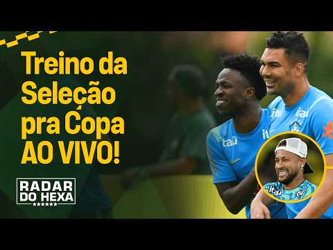 AO VIVO! TREINO DA SELEÇÃO BRASILEIRA PARA A COPA: ANCELOTTI VAI MUDAR O ESQUEMA? | RADAR DO HEXA thumbnail
