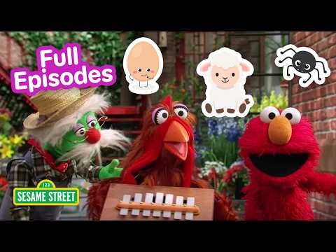 New Nursery Rhymes with Elmo and Friends! 🐑🕷️ | FOUR Sesame Street Full Episodes thumbnail
