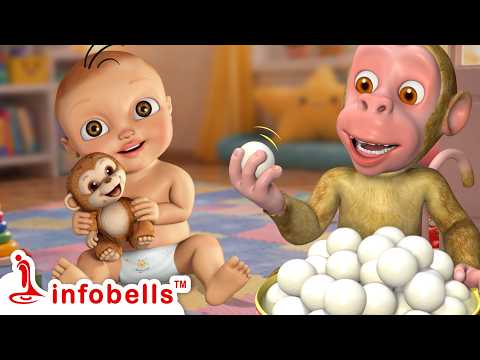 बंदर मामा पहन पजामा -Bandar Mama Pahan Pajama | Hindi Rhymes for Children | Infobells #hindirhymes thumbnail