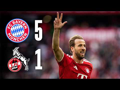 Kane Hat-trick at the Title Party 🥳 | FC Bayern - 1. FC Köln | Highlights & Interviews thumbnail