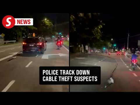 Penang cops tracking down cable theft suspects following viral video thumbnail