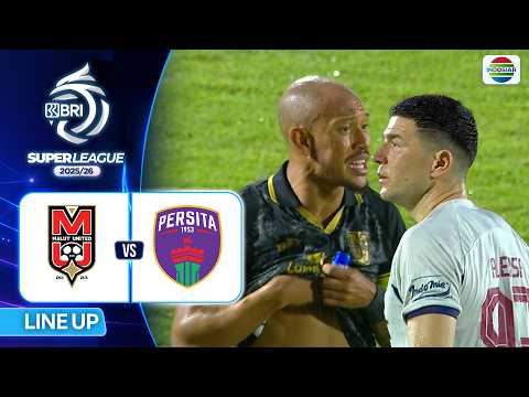 Malut United FC VS Persita - Line Up & Kick Off | BRI Super League 2025/26 thumbnail