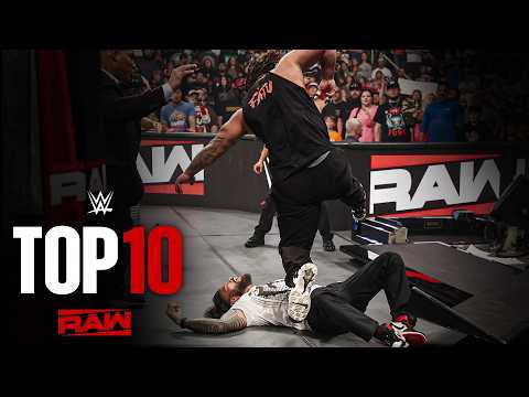 Top 10 Raw moments: WWE Top 10, May 11, 2026 thumbnail