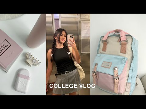 College Vlog  • back to school shopping, what’s in my backpack, GIVEAWAY thumbnail