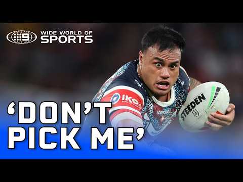 Spencer Leniu tells Blues his form is NOT up to Origin standard! | Wide World of Sports thumbnail