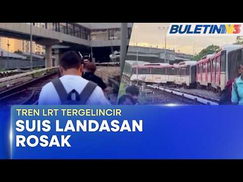 TREN TERGELINCIR | LRT Laluan Ampang/Sri Petaling Tergendala, 25 Penumpang Terjejas thumbnail