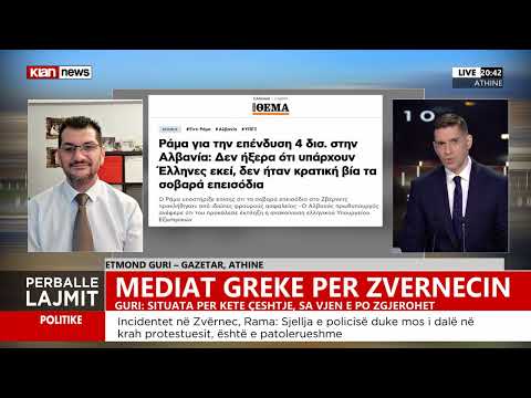 Etmond Guri: Mediat greke po raportojnë me dashakeqësi për rastin e Zvërnecit thumbnail