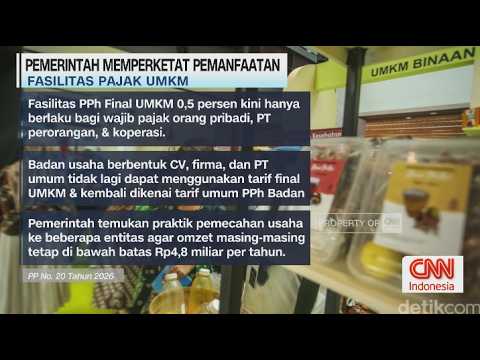 Pemerintah Perketat Fasilitas PPh Final UMKM 0,5% thumbnail