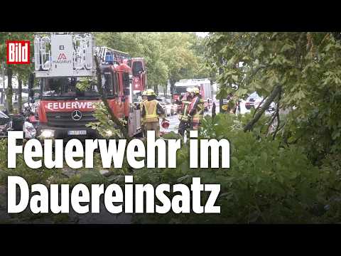 Sturmböen, Hagel, Starkregen: Heftige Gewitterfront fegt durch Deutschland thumbnail
