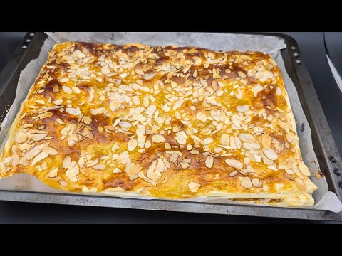 Sono spariti in 1 minuto! Pasticcini di pasta sfoglia con mandorle e cannella! Semplice e delizioso thumbnail