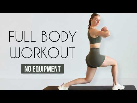 20 Min Full Body Workout (No Equipment) thumbnail