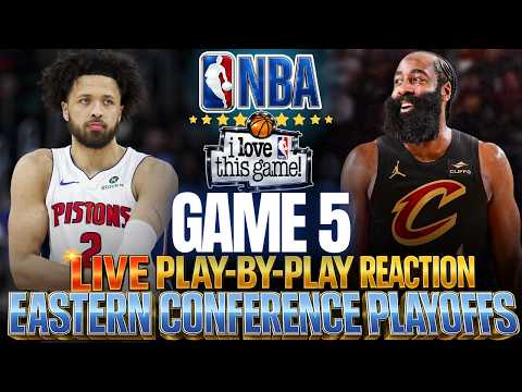 ? PISTONS VS CAVS │ SEMIS GAME 5 - 2026 NBA PLAYOFFS  Basketball Play-By-Play Reaction & Scoreboard thumbnail