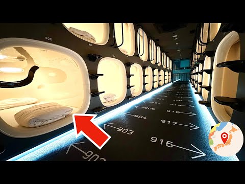 Japan's Capsule Hotel with Great Value for Money 😴 Nine Hours Nagoya 🛌 Solo Travel Vlog thumbnail