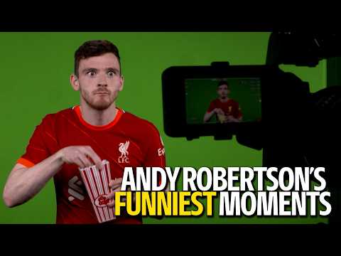 HILARIOUS Andy Robertson Moments on Camera 😂🍿 | Liverpool FC thumbnail