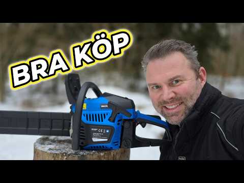 ÄR DETTA ETT BRA KÖP?  Biltemas "NYA" Motorsåg CST58 för 2199kr thumbnail