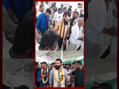 Sai dharam tej Vemulavada Temple visit #throwbackvideo - TV9 thumbnail