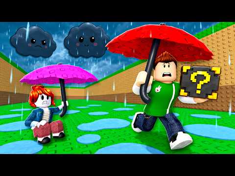 انقاذ توم توم توم ساهور من الامطار الحمضية | Escape Rain For Lucky Blocks !! ☂️🌧️ thumbnail