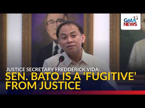 DOJ affirms enforceability of ICC warrant vs. Bato; PNP, NBI tasks to effect the arrest | GMA News thumbnail
