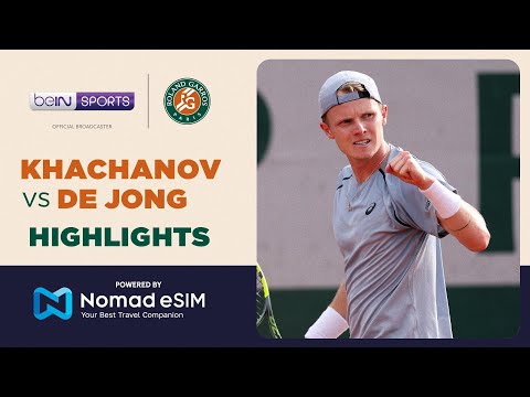 Karen Khachanov vs Jesper de Jong | Roland-Garros 2026 | Match Highlights thumbnail