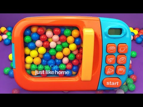 Learn Colors with YL Toys Collection and Microwave Surprise Toys thumbnail