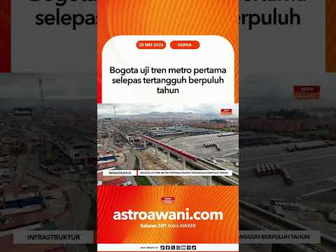 Bogota uji tren metro pertama selepas tertangguh berpuluh tahun thumbnail
